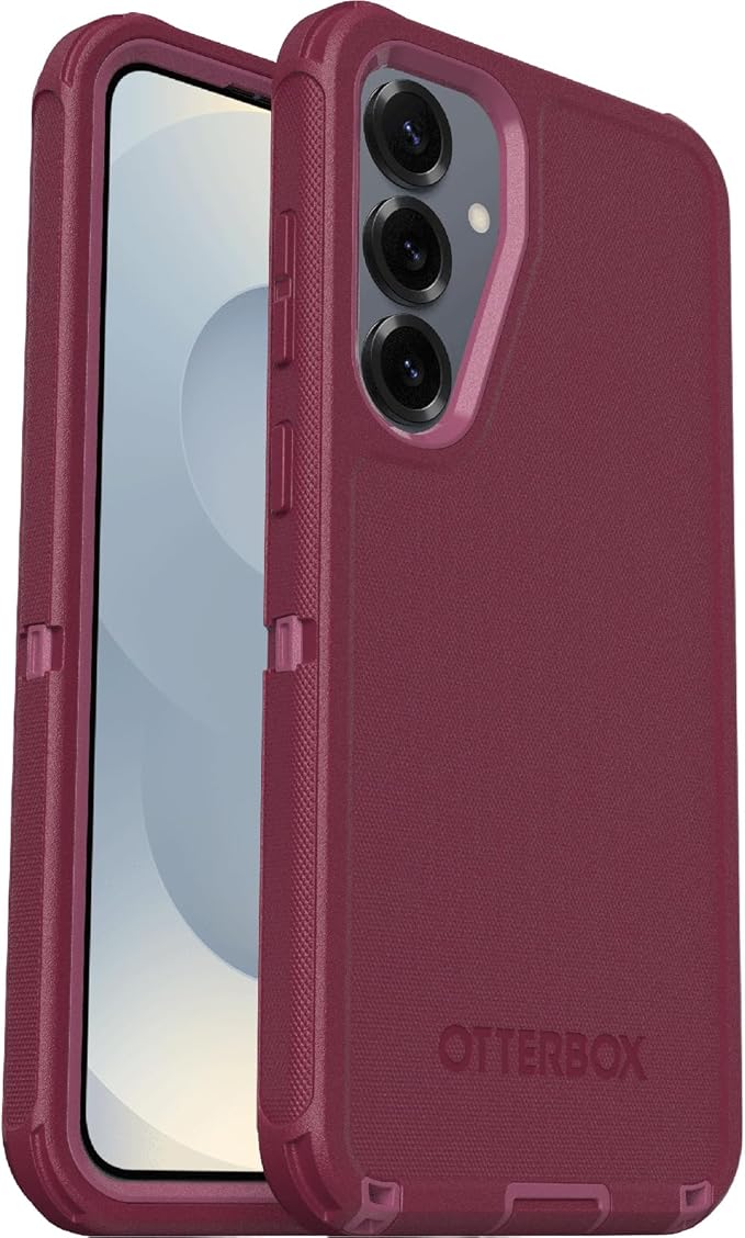 OtterBox Defender Case – Galaxy S25+ – Foxberry Pink | Rugged Drop+ | Open Box