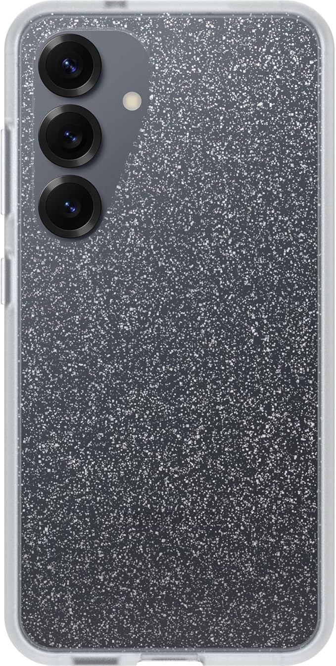 OtterBox React Case – Galaxy S25 (6.1") – Stardust Clear Glitter | Slim & Drop+ Protection