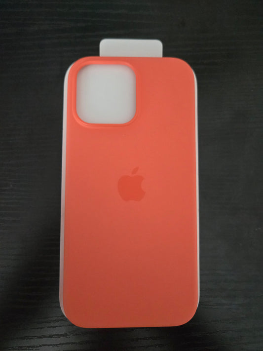Apple Silicone Case with MagSafe for iPhone 16 Pro Max - Tangerine Orange