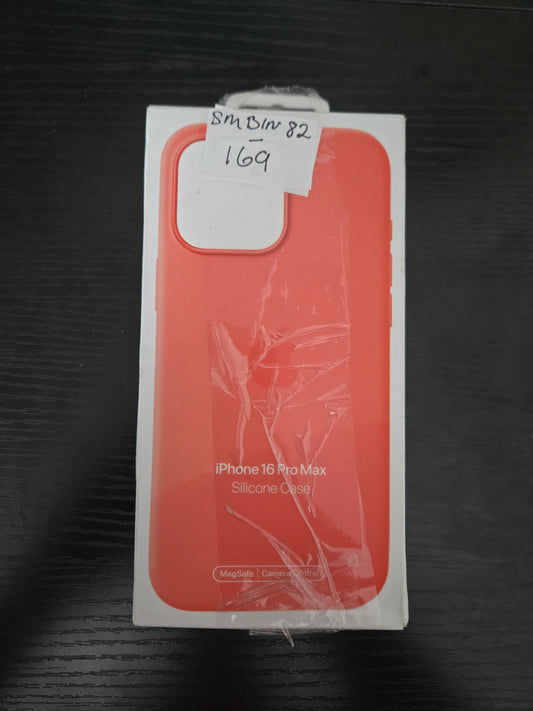 Apple Silicone Case with MagSafe for iPhone 16 Pro Max - Tangerine Orange