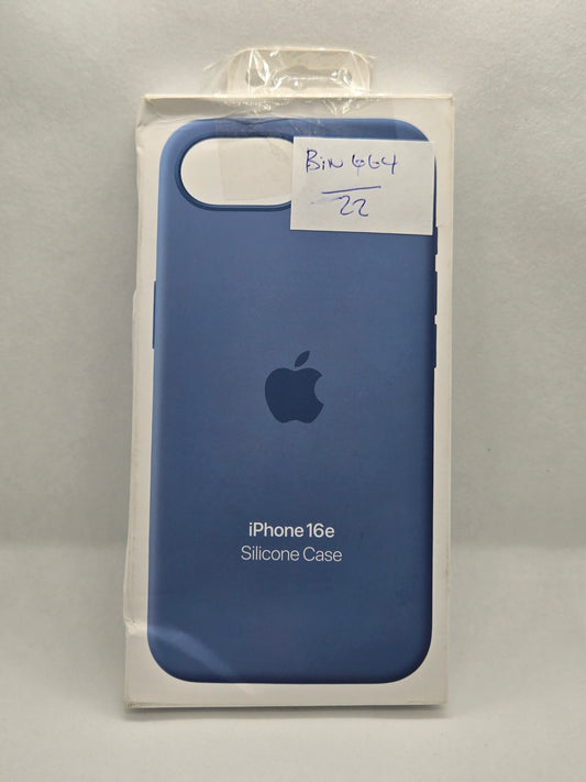 Apple iPhone 16e Silicone Case – Winter Blue