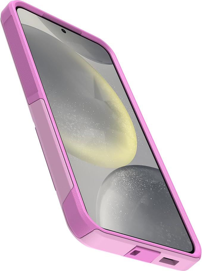 OtterBox Commuter Case – Galaxy S24+ – Run Wildflower Pink | Slim Dual-Layer Drop+