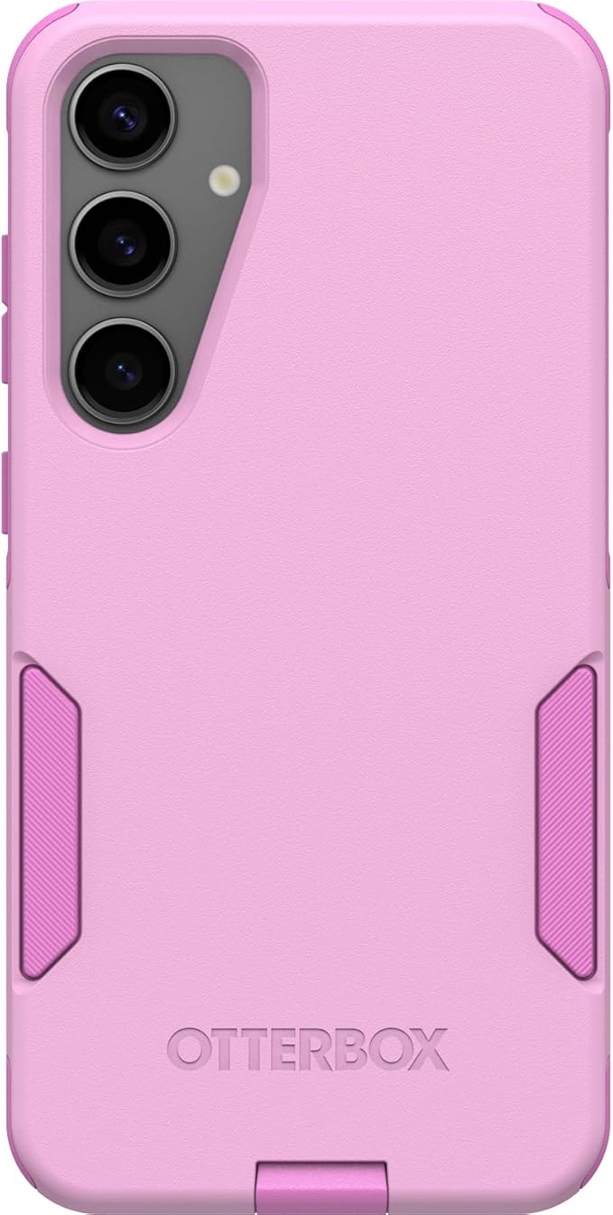 OtterBox Commuter Case – Galaxy S24+ – Run Wildflower Pink | Slim Dual-Layer Drop+