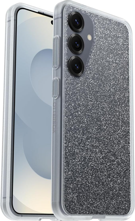 OtterBox React Case – Galaxy S25 (6.1") – Stardust Clear Glitter | Slim & Drop+ Protection
