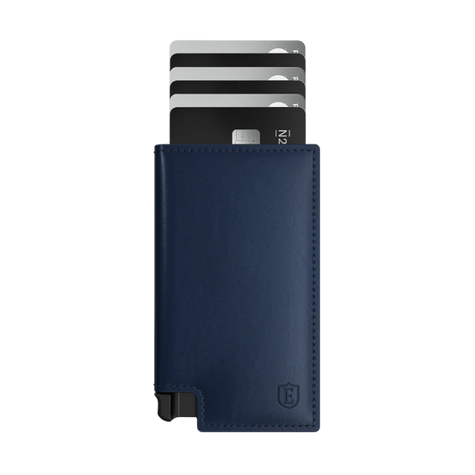 Ekster Slim & Modern Pop-Up Wallet – Navy – Fits 1–12 Cards – RFID – Sealed